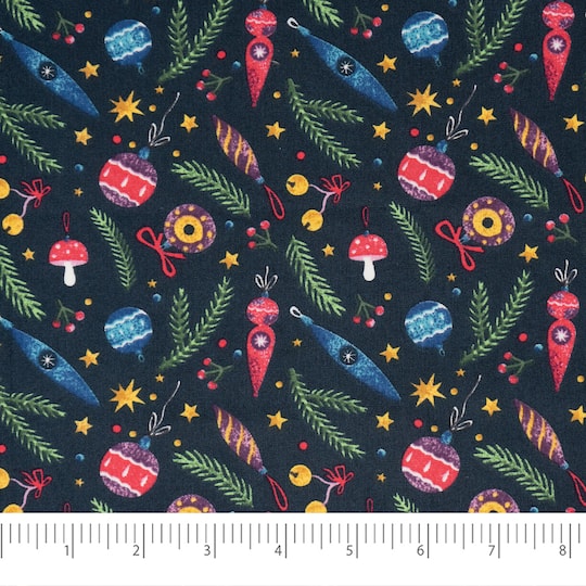 SINGER Christmas Nutcrackers Ornaments Cotton Fabric